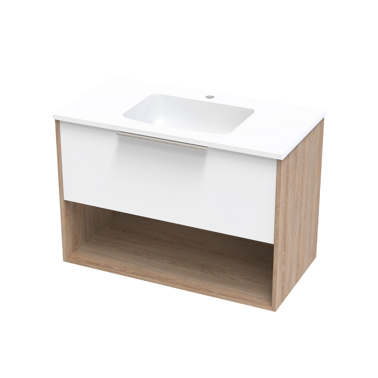 Nikau Drawer Open Wall Hung Vanity