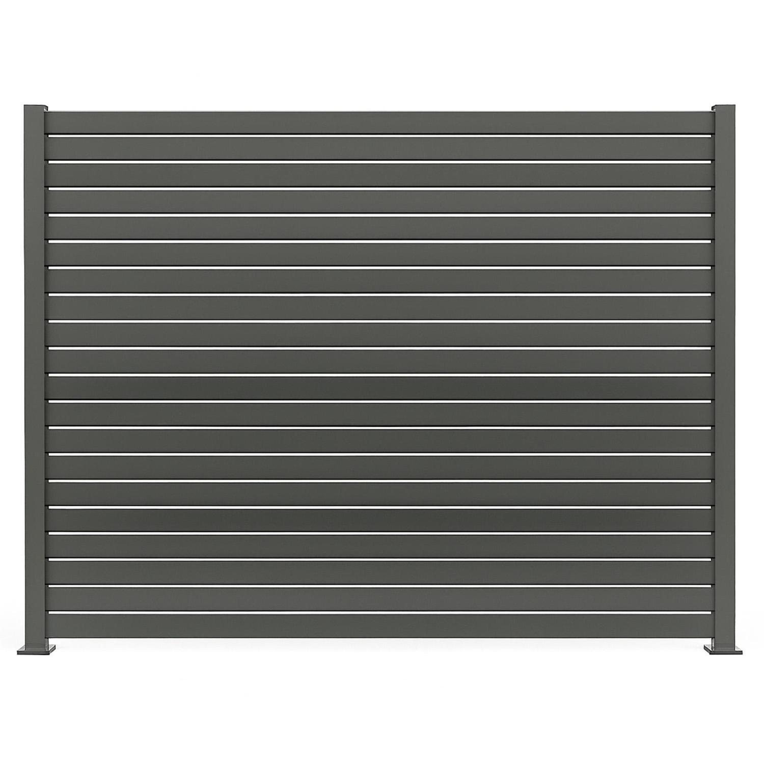 XPRESS Fence Aluminium Slat Charcoal 2400mm x 1800mm