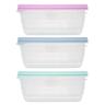 Container Rectangle Set of 2 1200ml Assorted