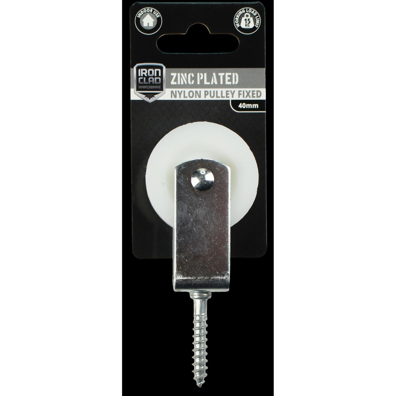 Fixed Pulley 40mm Nylon