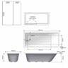 Bath Set No. 2 2 Panel Bathscreen Flat Wall