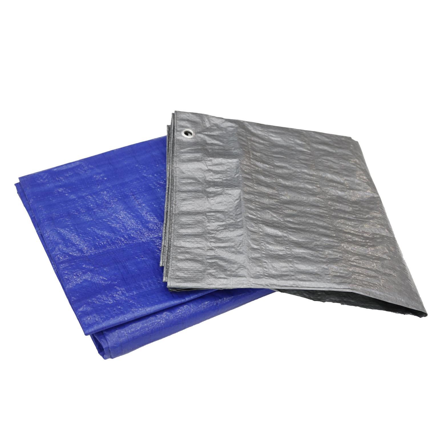 Tarpaulin Light duty  2.4 x 3m + 1.8  x 2.4m  2 pack