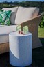 Café and Sun Outdoor Round Side Table   Terrazzo