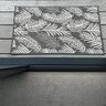Muri 50x80cm Foliage Mid Grey Outdoor Mat
