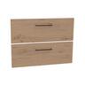Floor Standing Vanity Cabinet Drawer Front Set 900mm French Oak