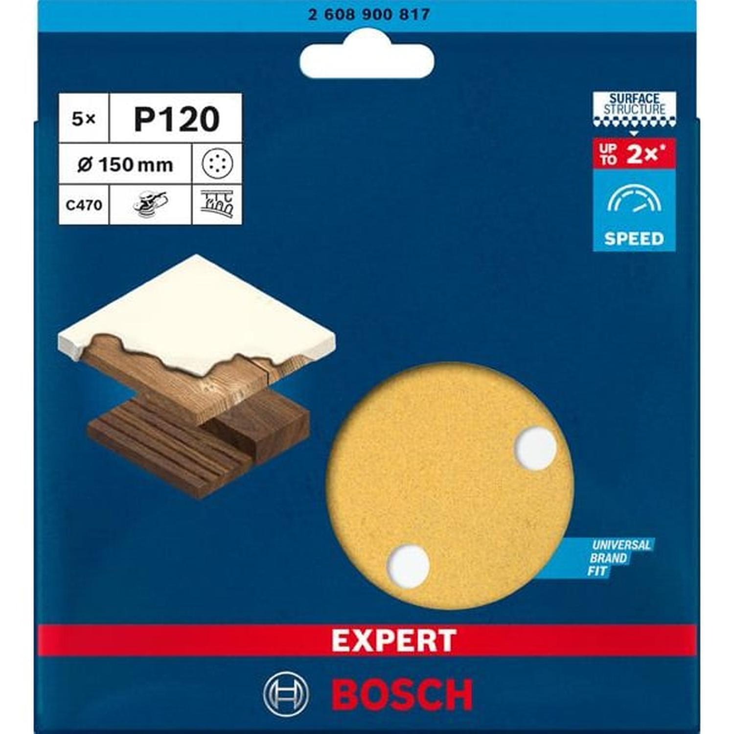 C470 Sanding Discs G120 5pc 150mm