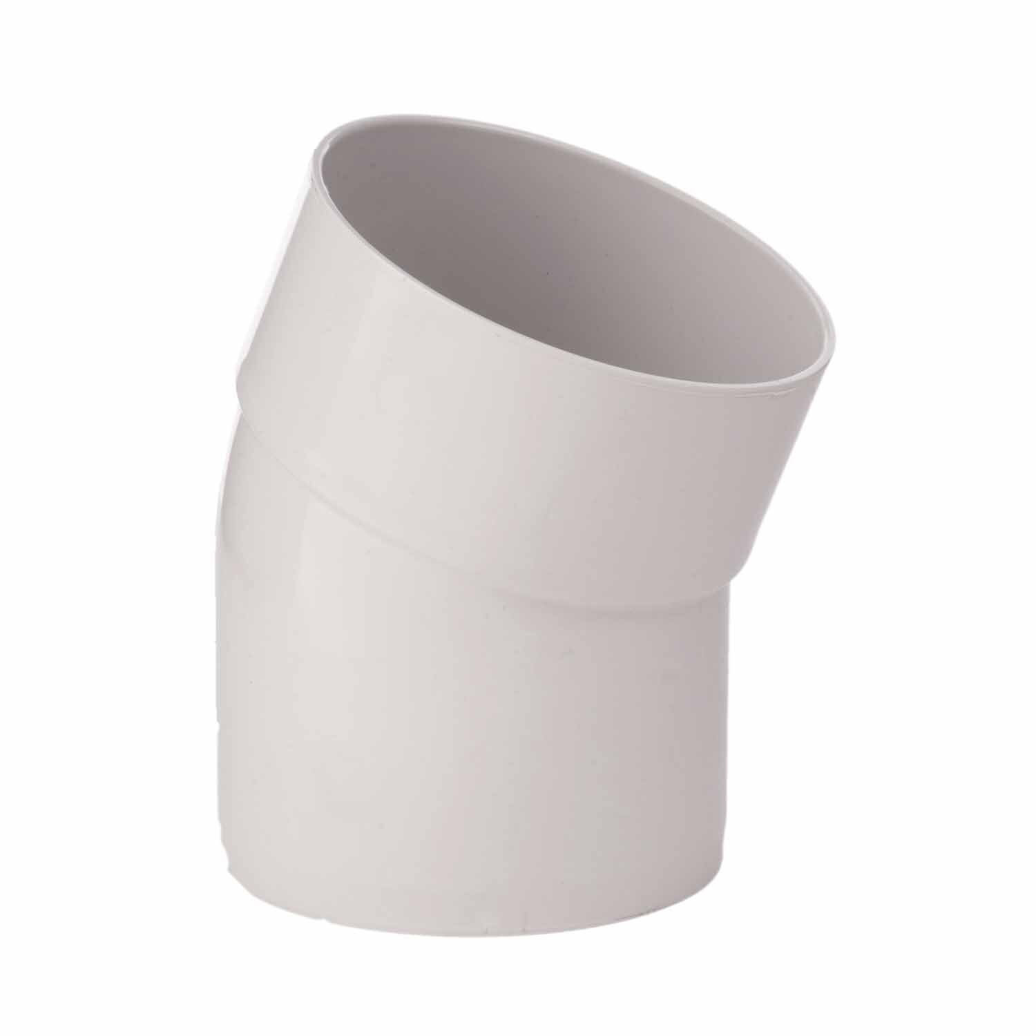 Optim Dwv Sanitary Spigot Bend uPVC M&F 22 Degree