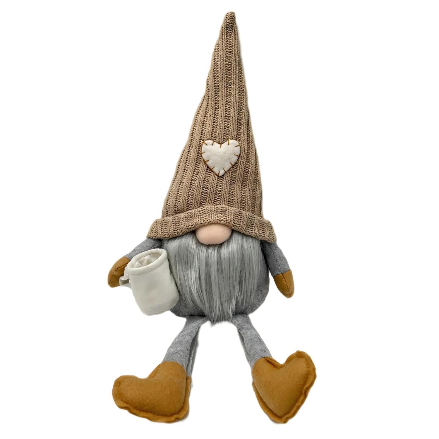 Christmas Gnome Dangly Legs Cup Natural Mr