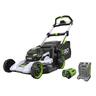 EGO POWER+ 56V 55cm Brushless Select Cut Self-Propelled with Super Composite Deck Lawn Mower KIT Includes 12. Ah Battery & Turbo Charger