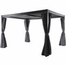 Shutter Gazebo 2.3 x 3.6 x 3m Charcoal