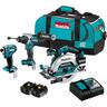 3 PC Hammer, Impact, Circ Saw Kit  18 Volt