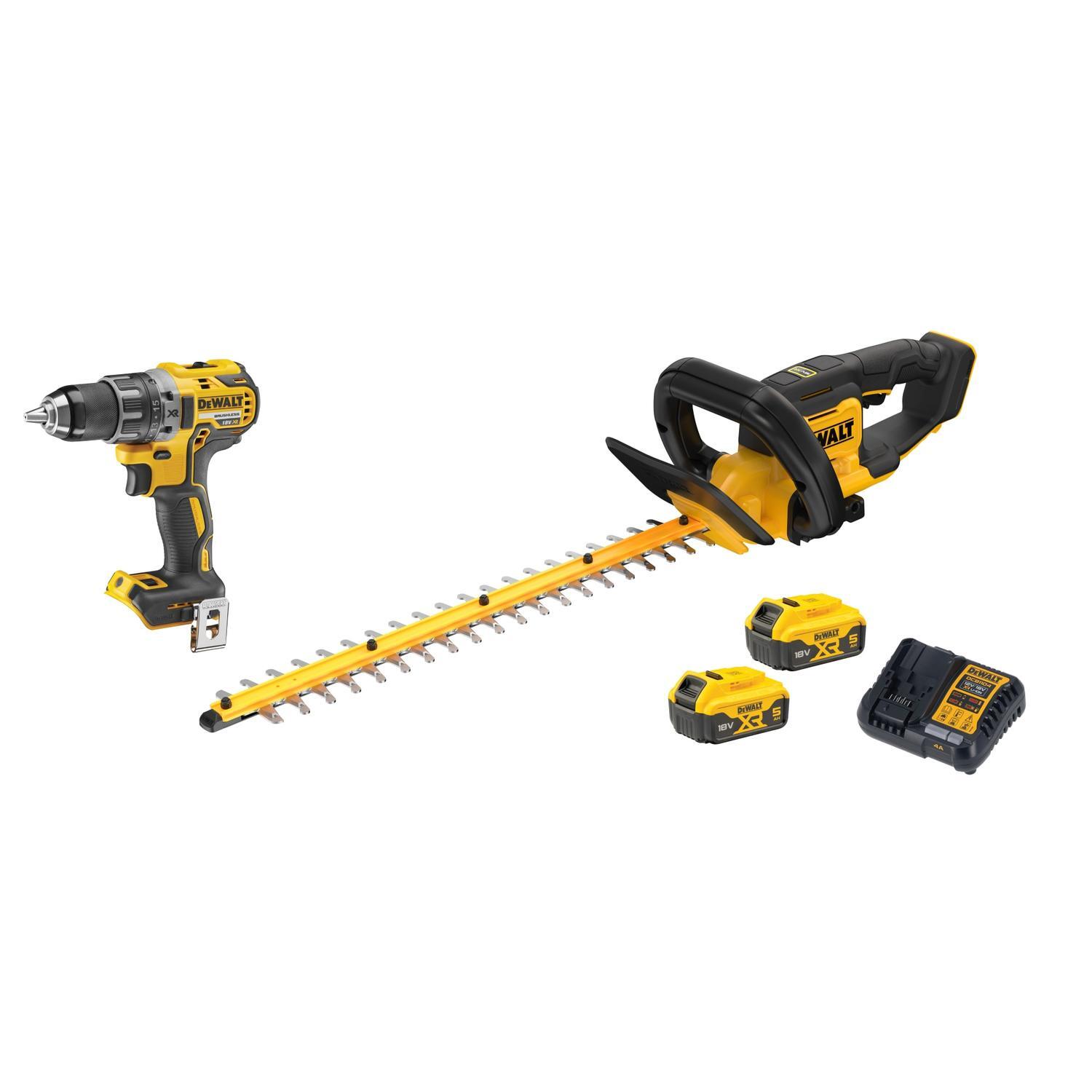 Hedge Trimmer & Drill Driver Kit