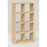 Luxe 2x4 Organiser Cube H: 1473 mm, W: 760 mm, D: 340 mm Oak