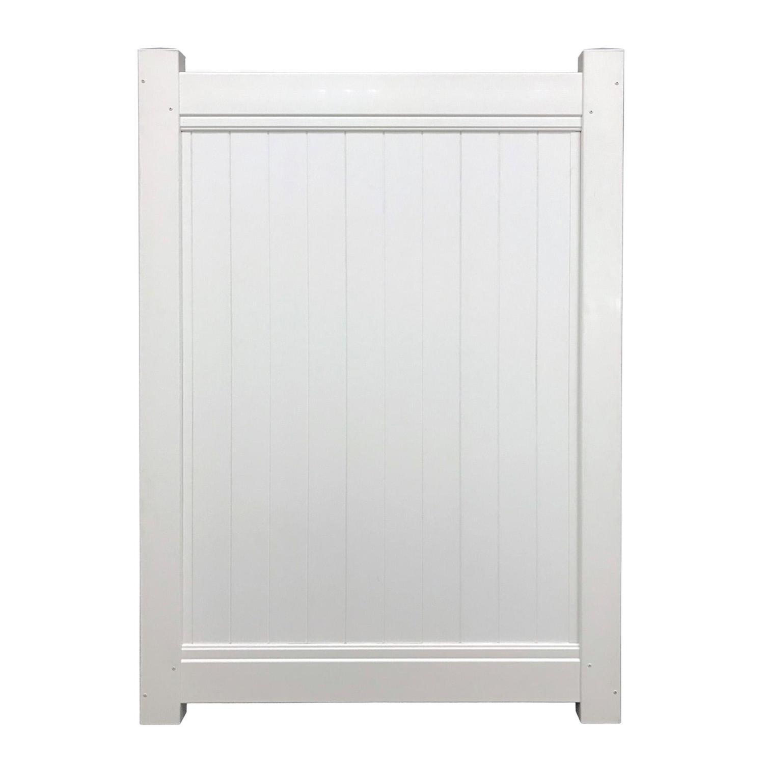 Vinyl Gate H: 1750mm, W: 1200mm, D: 100mm White