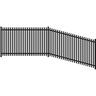 Alpha Aluminium Fence Panel  H:1500mm W:2430mm Black