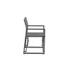 Outdoor Directors Bistro Chair Charcoal