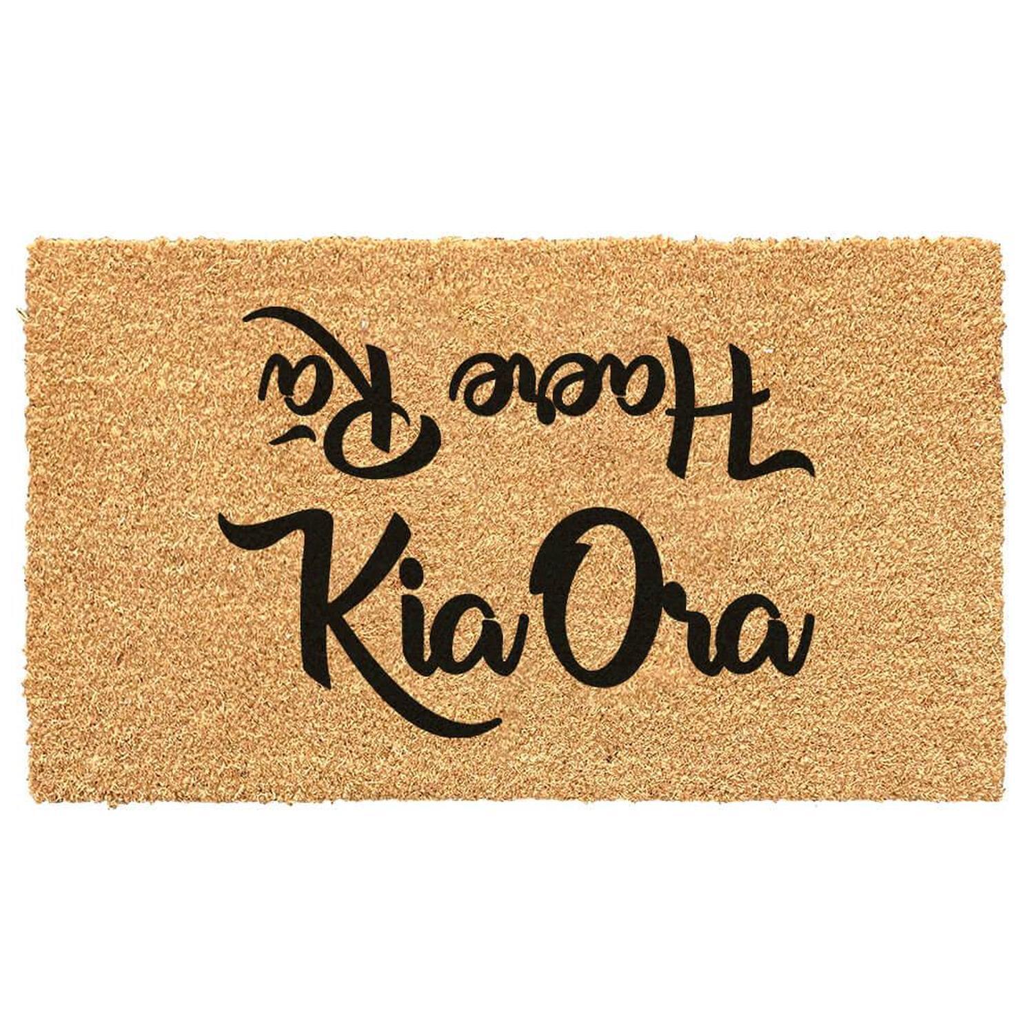 Coir Mat Kia Ora