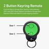 Two Button Keyring Garage Remote  Green