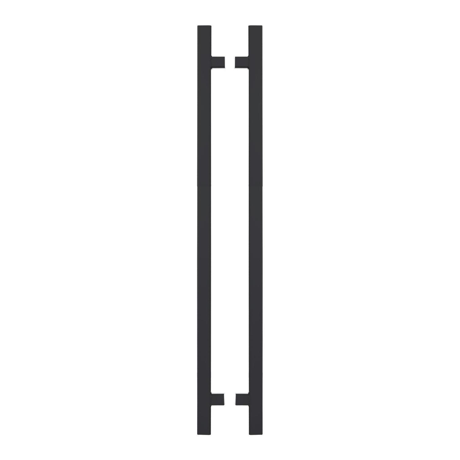 Modern Picket Fence Gate Converter 2 PCS H:1750mm x W:80mm x D:80mm Grey