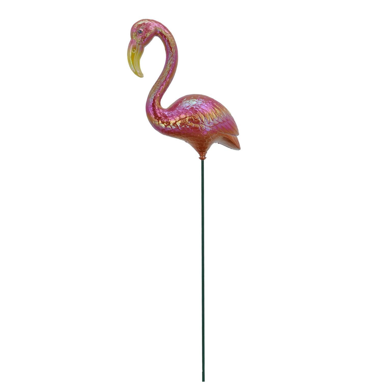 Flamingo on Stake Garden Décor Red