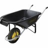 Polypour Wheelbarrow 72 litre Black