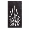 SmartScreen Bulrush Decorative Screen 600 x 1200mm Woodgrain Black