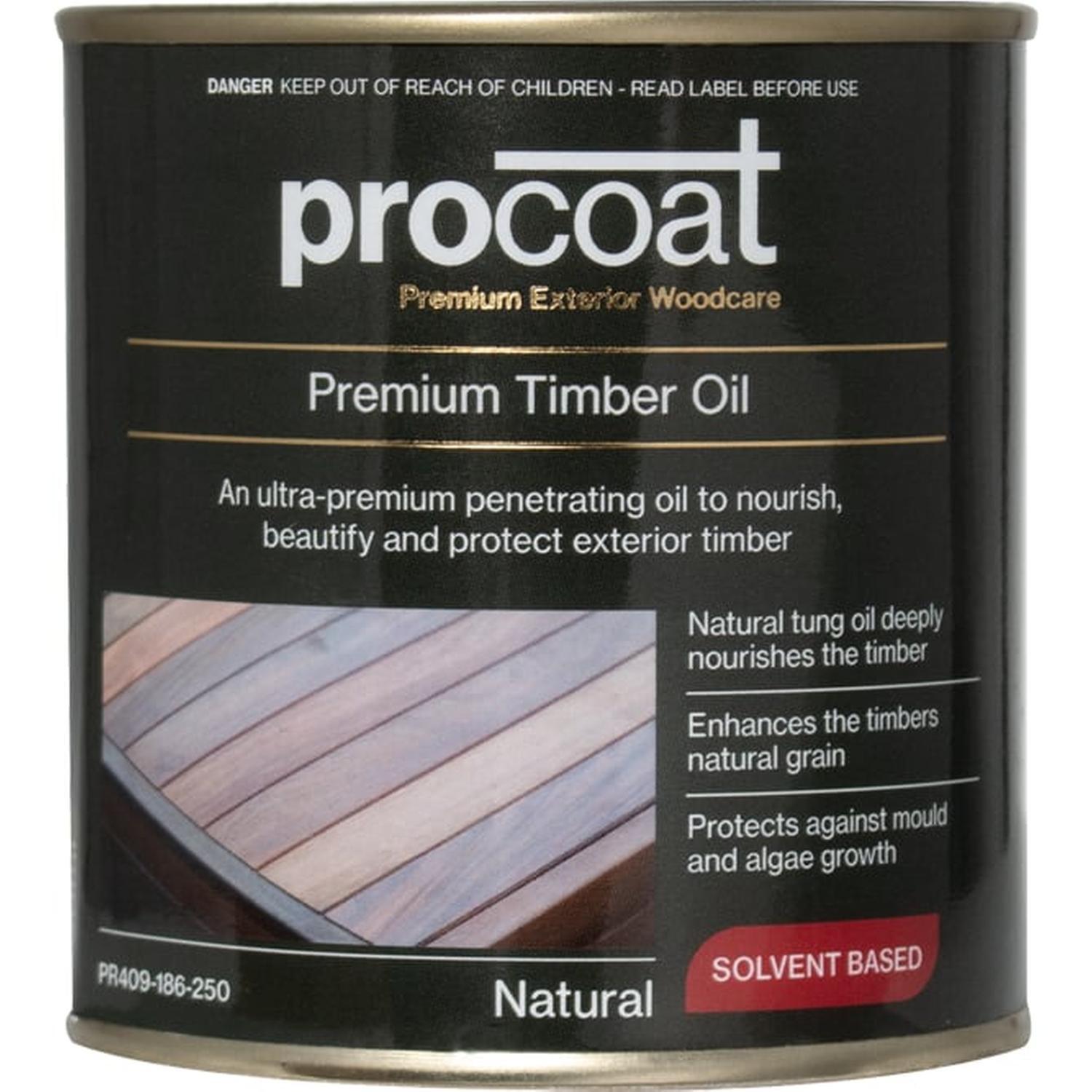 Premium Exterior Timber Oil 250ml Natural