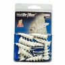 Nylon Hollow Wall Anchor For Plasterboard 4mm Screw White