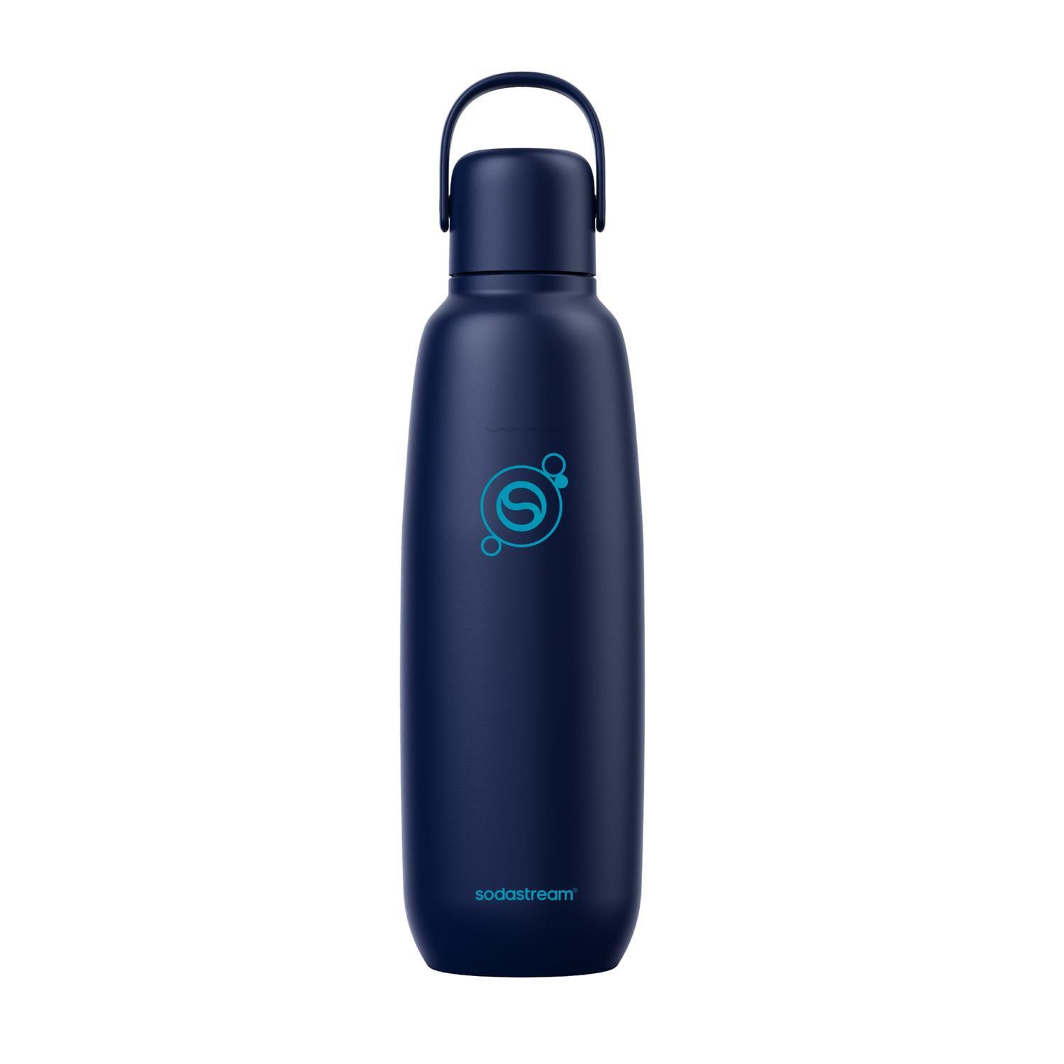 Fizz and Go 900ml Metal Bottle Blueberry