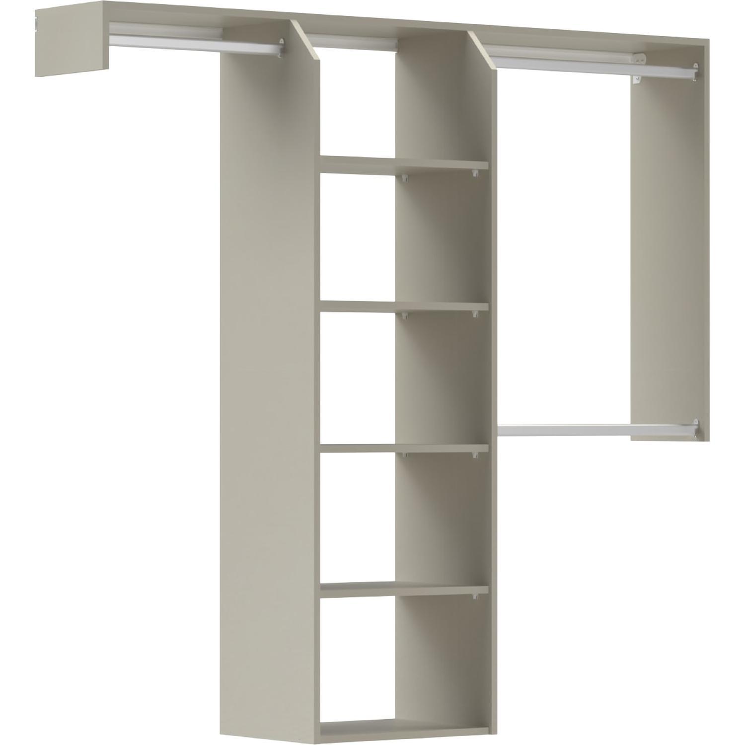 Customisable Wardrobe (Medium) 1600-1800 mm Mist Grey