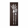 SmartScreen Nikau Decorative Screen 600 x 1800mm Woodgrain Black