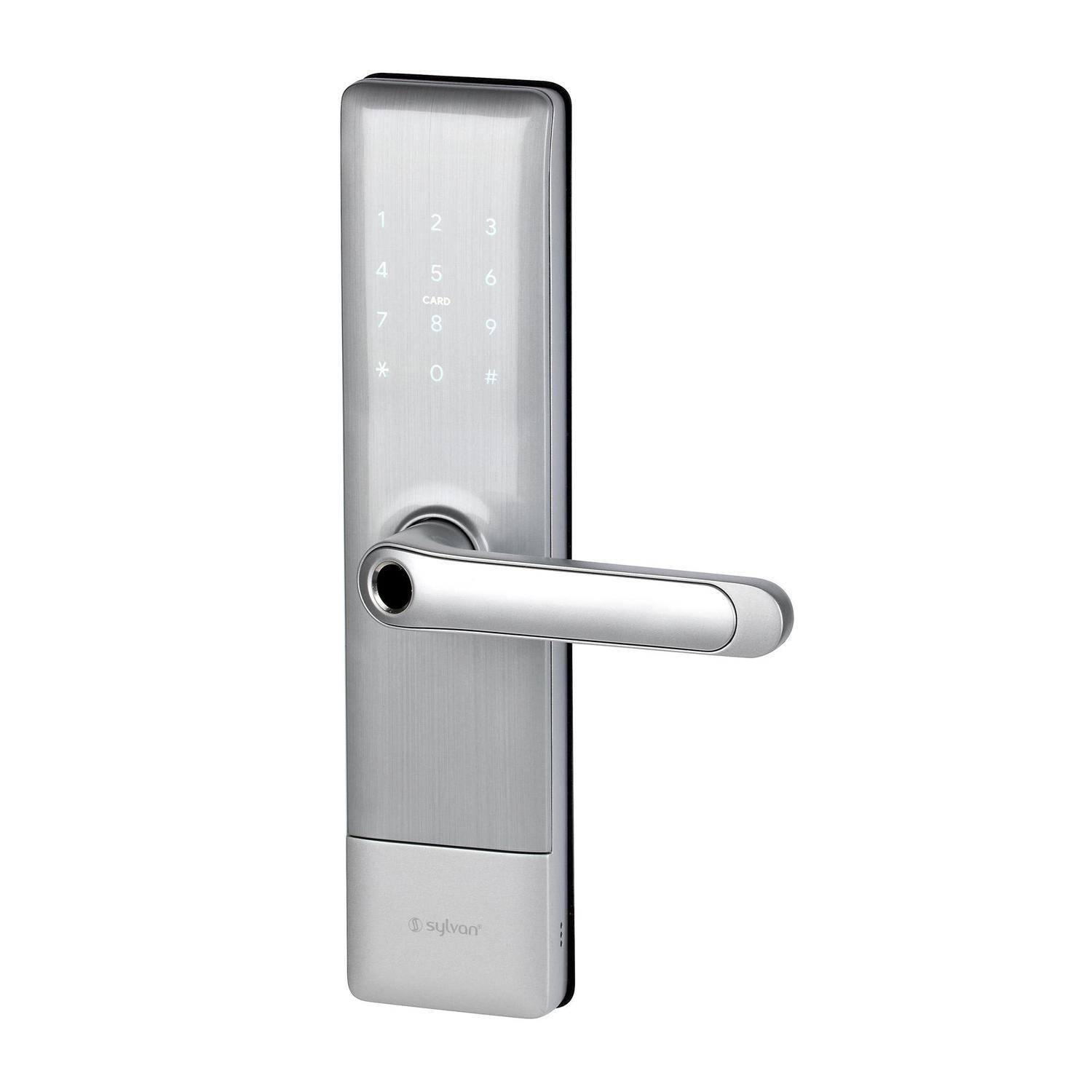 Electronic Smart Longplate Lever Handle