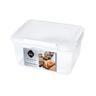 Container Clear with White Clips 3.6L