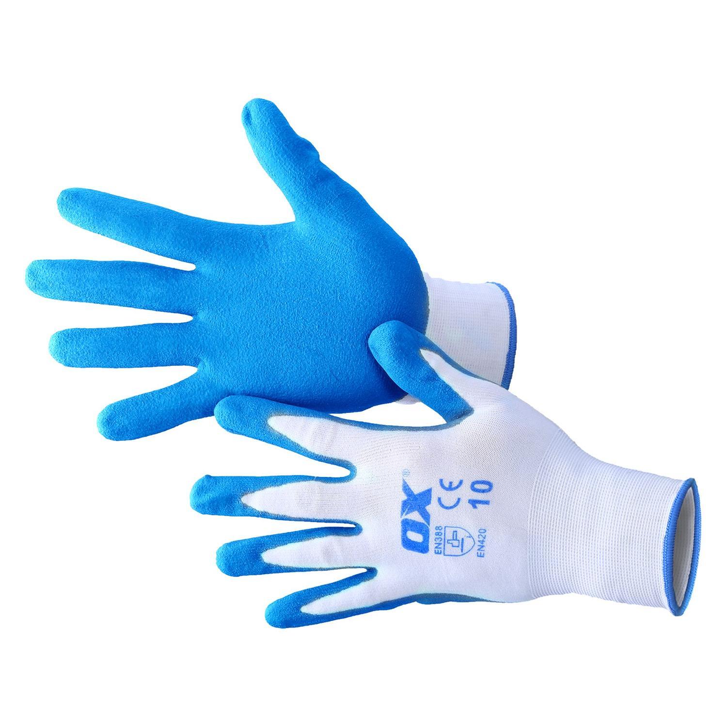 Polyester Lined Nitrile Glove 5 Pack