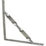 Twisted Stayed Angle Bracket Zinc
