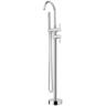 Minimo Floor Mounted Bath Mixer Chrome