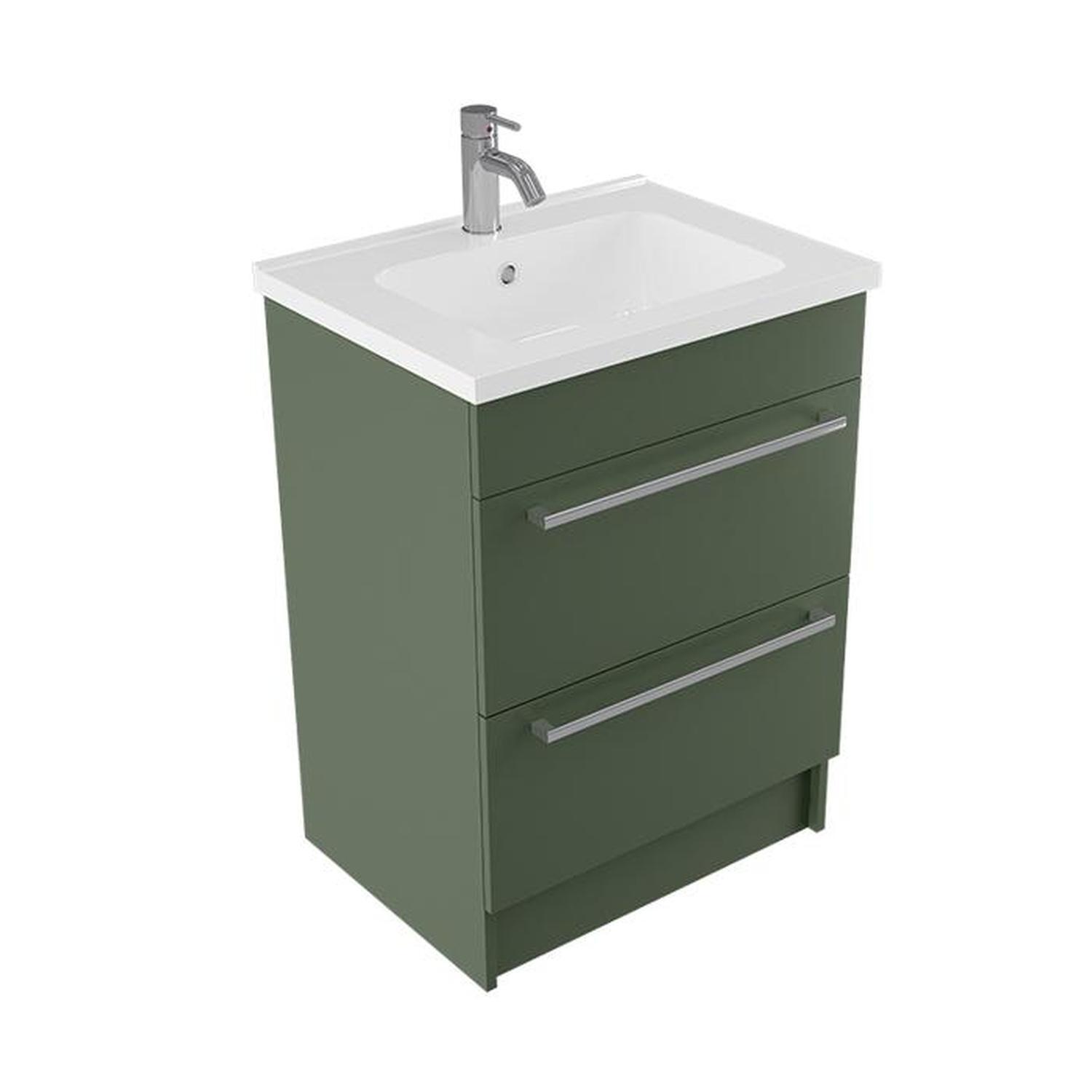 Floor Vanity 600mm Green
