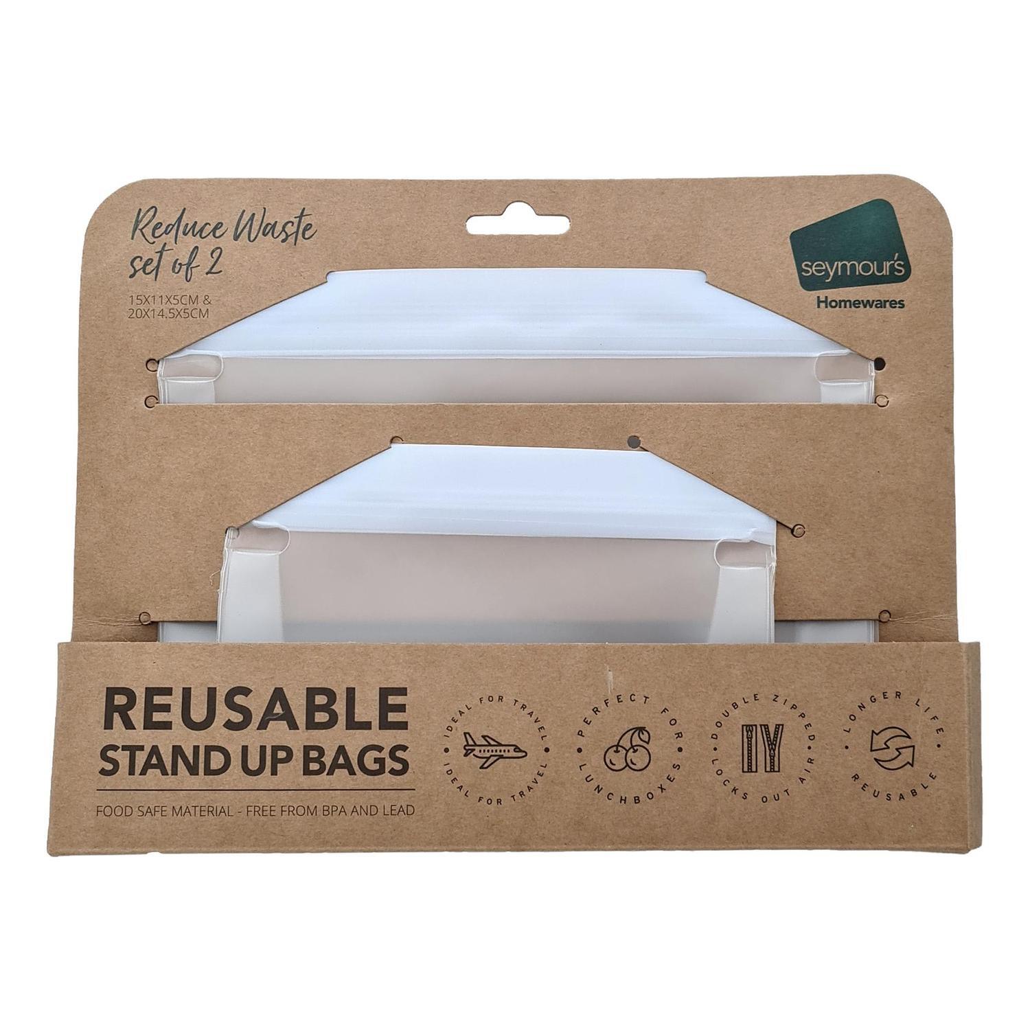 Stand Up Reusable Bags 2 Pack