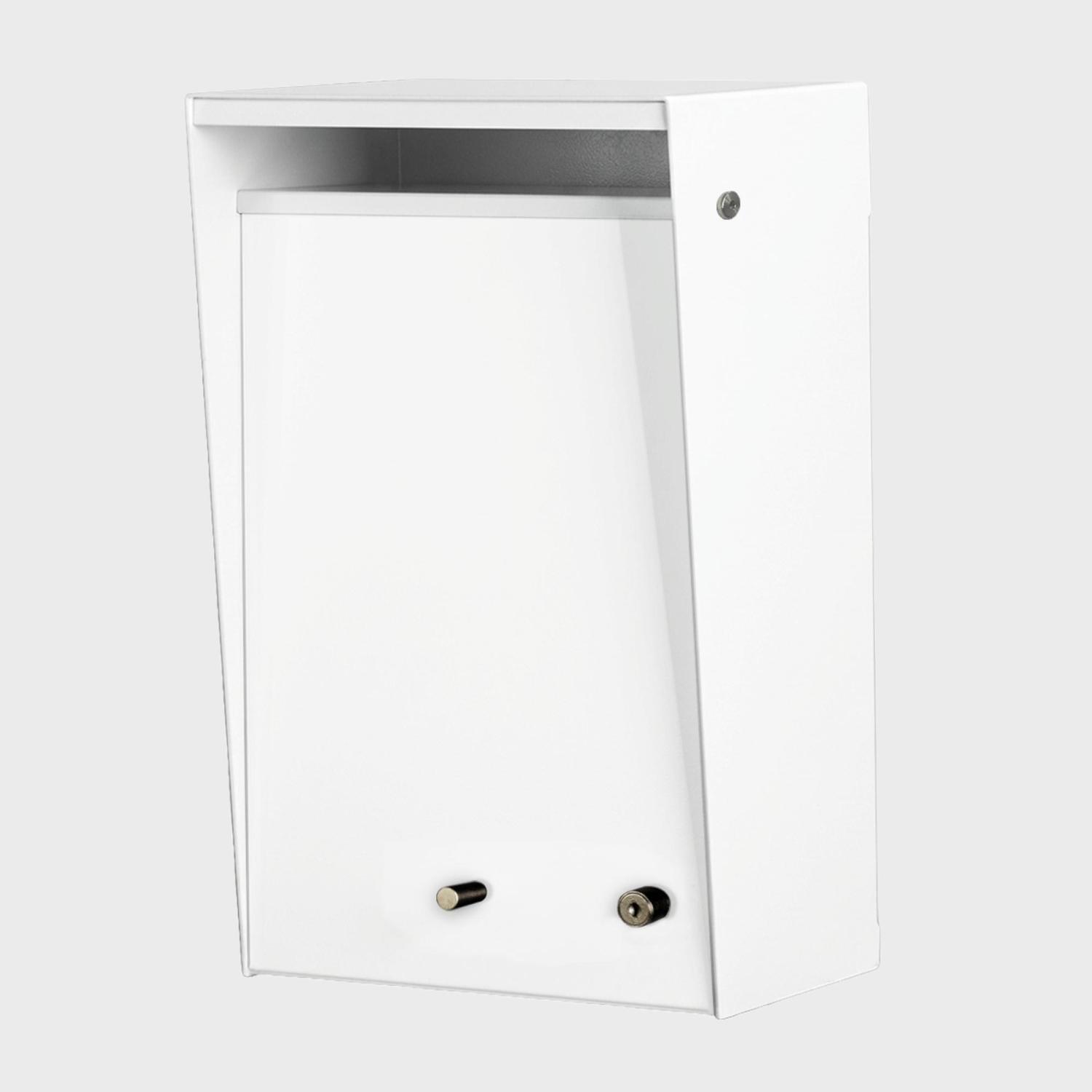 Letterbox H: 400mm, W: 250mm, D: 180mm Full White