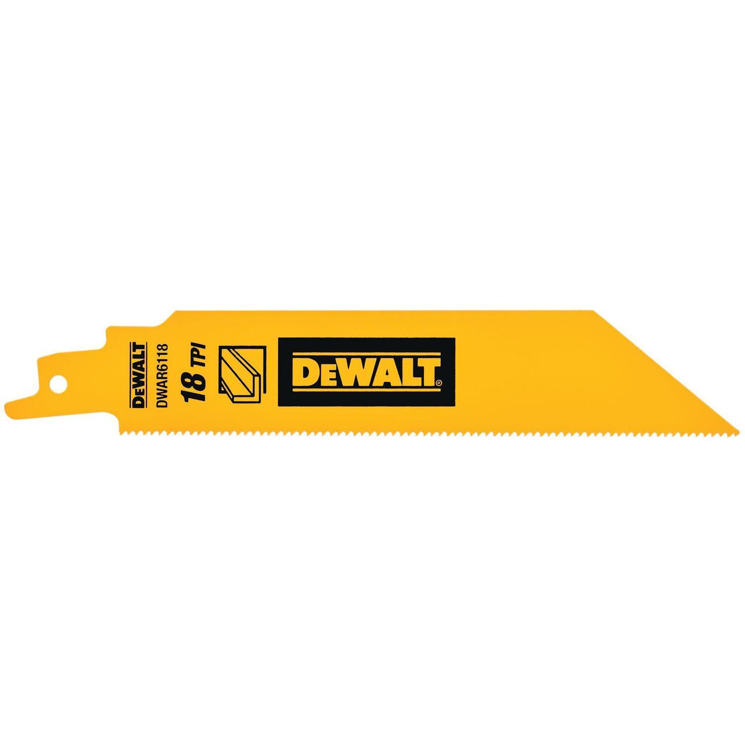 Heavy Metal Bi-Metal Reciprocating Saw Blades 5 Pack