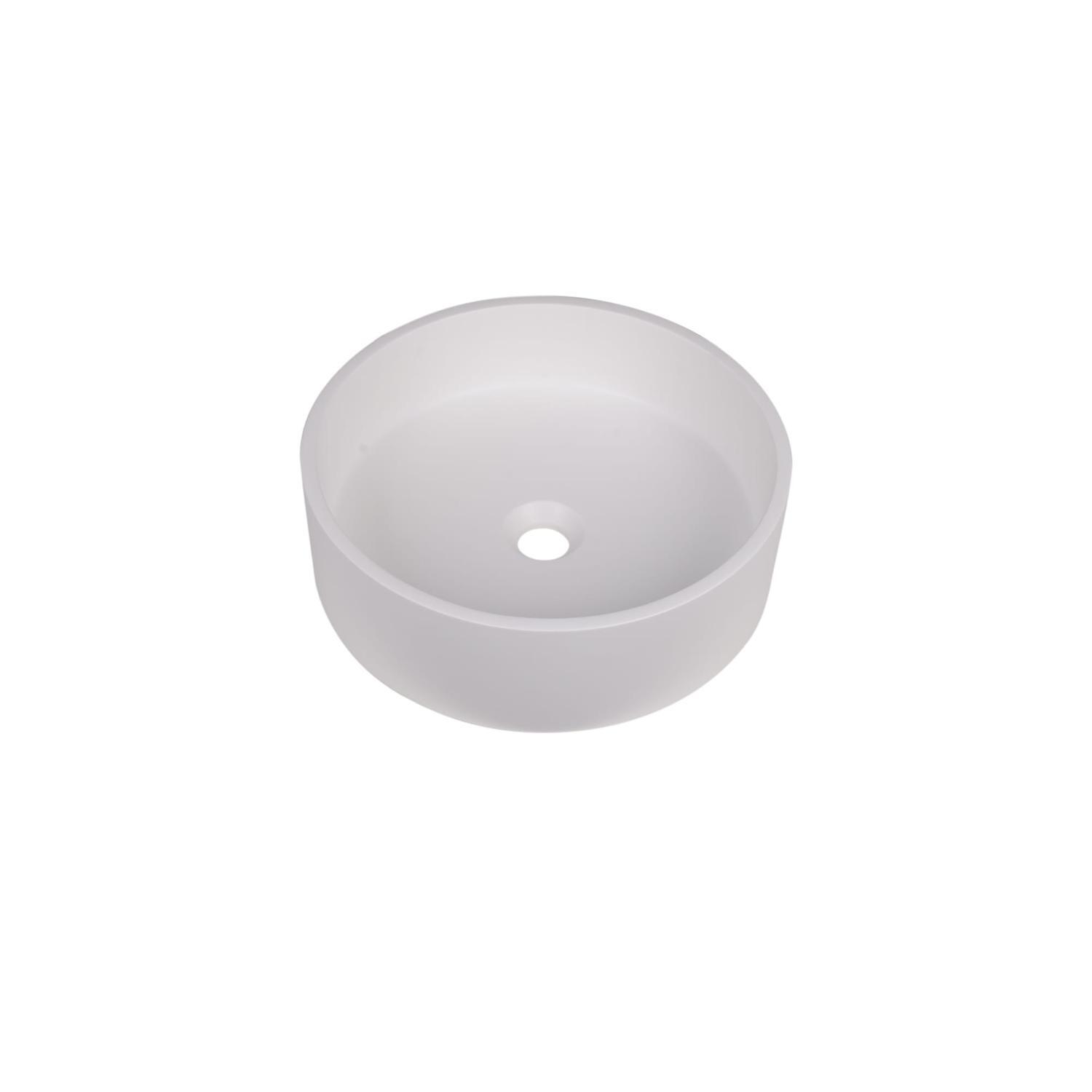 Concrete Vessel Basin 390mm White