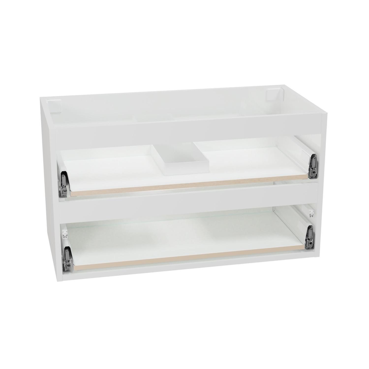 Wall Hung 2 Drawer Cabinet