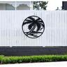 Wall Art Palm in Circle