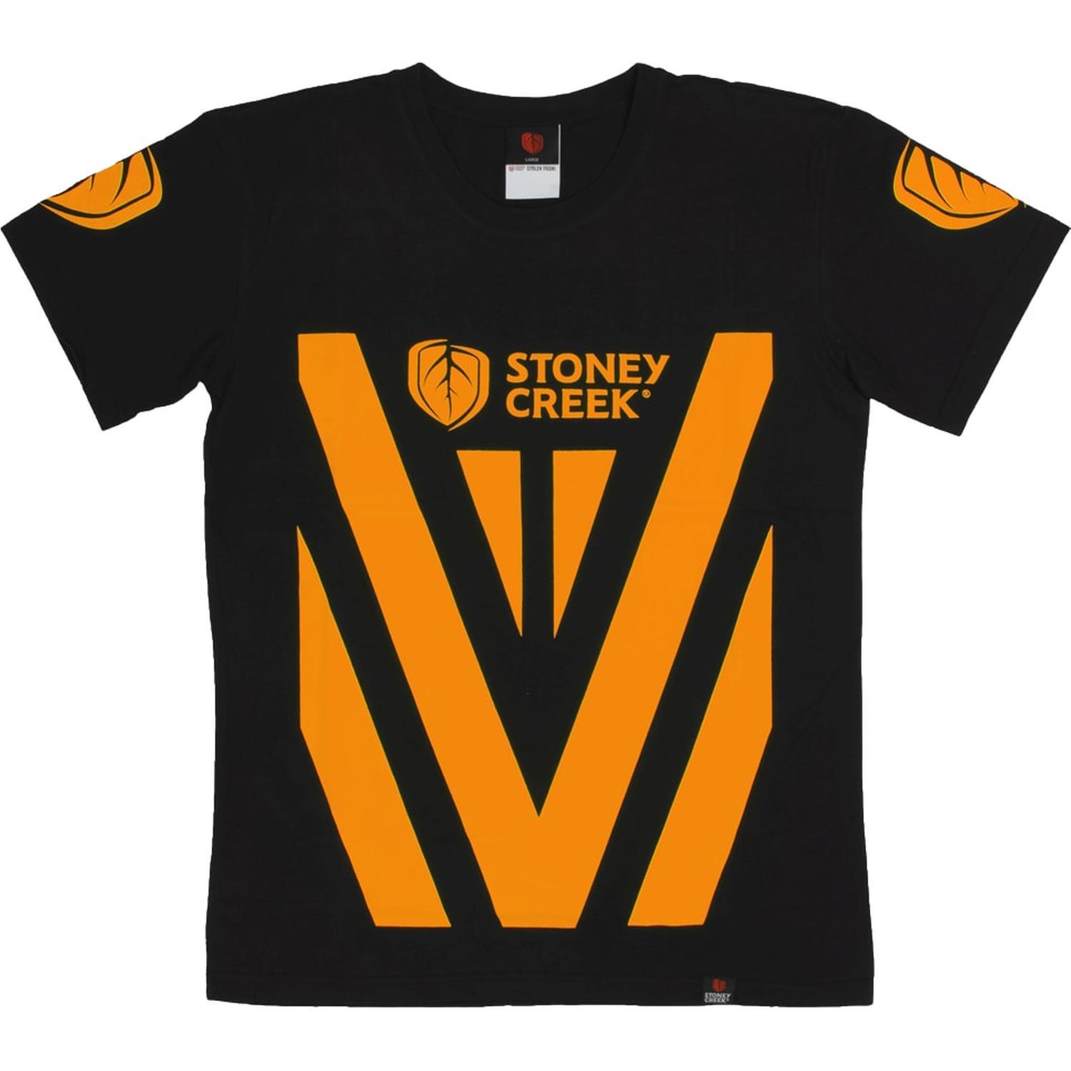 Tee M Black/Orange