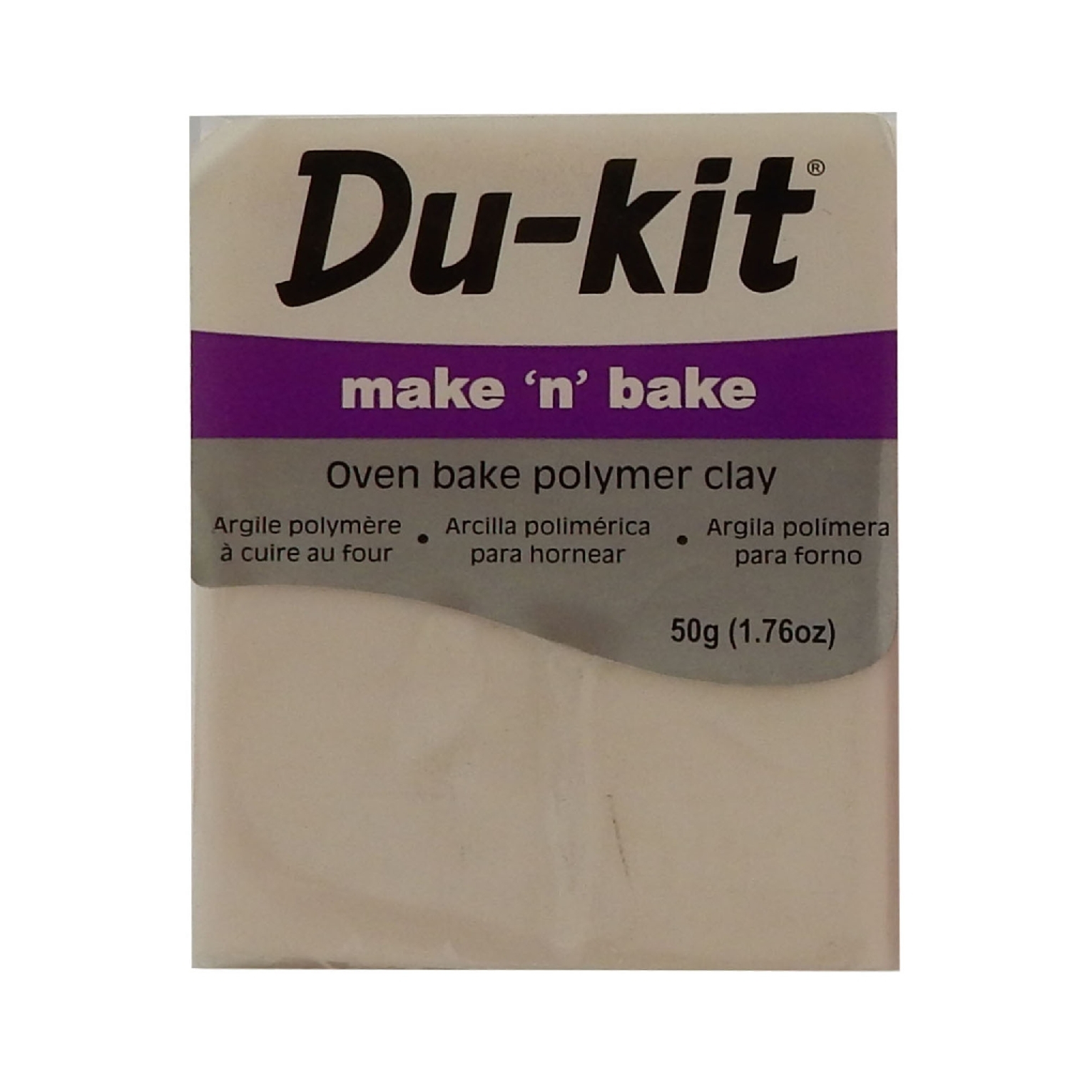 Oven Bake Polmer Clay 50 g Pearl