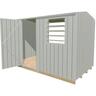Shed H:1830mm, W:3030mm, D:1530mm Alu-Zinc