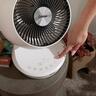 20cm White Air Circulator Desk Fan