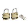 Laminated Steel Padlock 45mm Brass