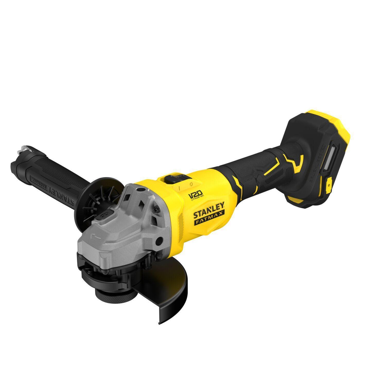 18V V20 125mm Brushless Angle Grinder Skin Only