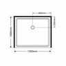 Luxury 2000 Frameless Shower - Alcove Right-Hand Fixed